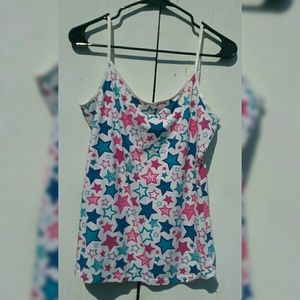 Star print camisole